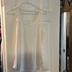 White Nike tank top with low back
